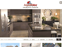 Tablet Screenshot of angelawalkerhomes.com